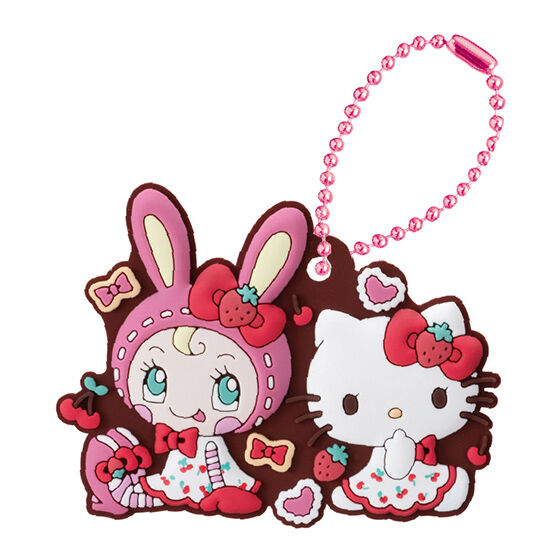 メゾピアノ×ハローキティ カプセルラバーマスコット｜ガシャポン