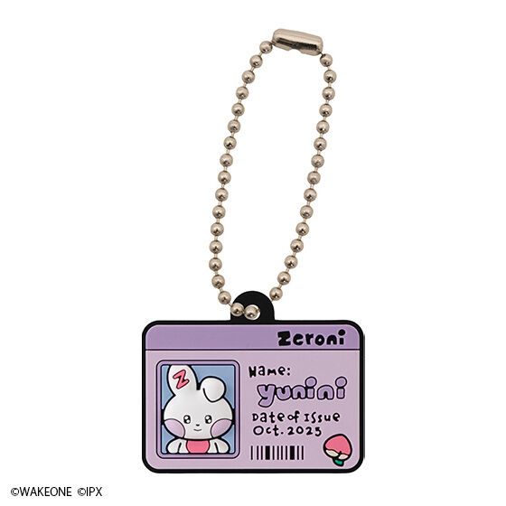 zeroni IDカード風ラバーチャーム｜ガシャポンオフィシャルサイト