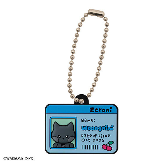 zeroni IDカード風ラバーチャーム｜ガシャポンオフィシャルサイト