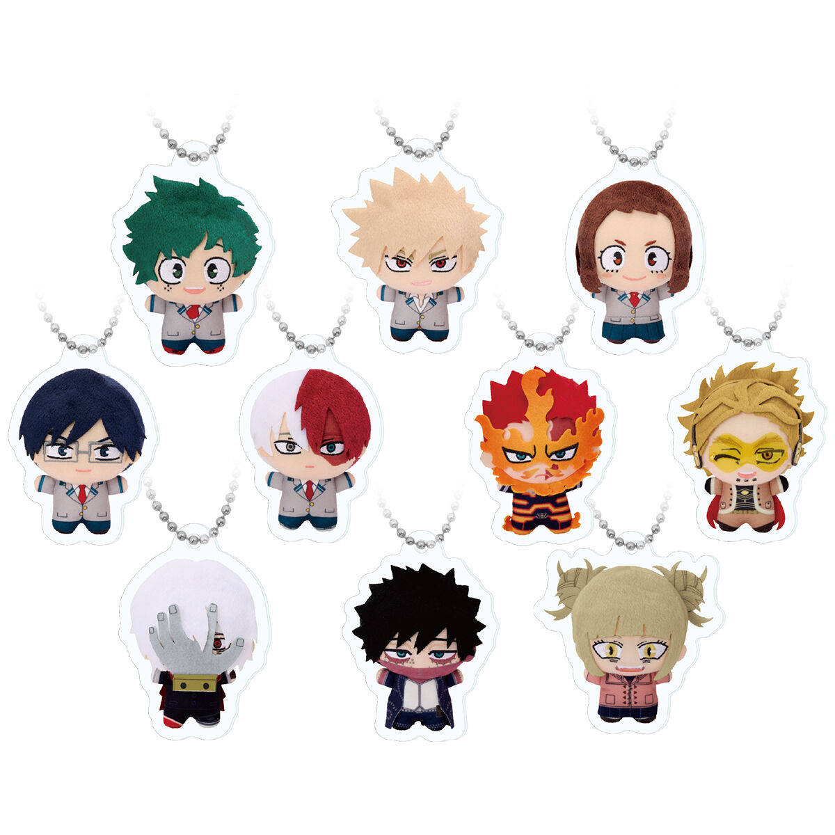 ちびぐるみお写真キーホルダー【僕のヒーローアカデミア】コンプリート