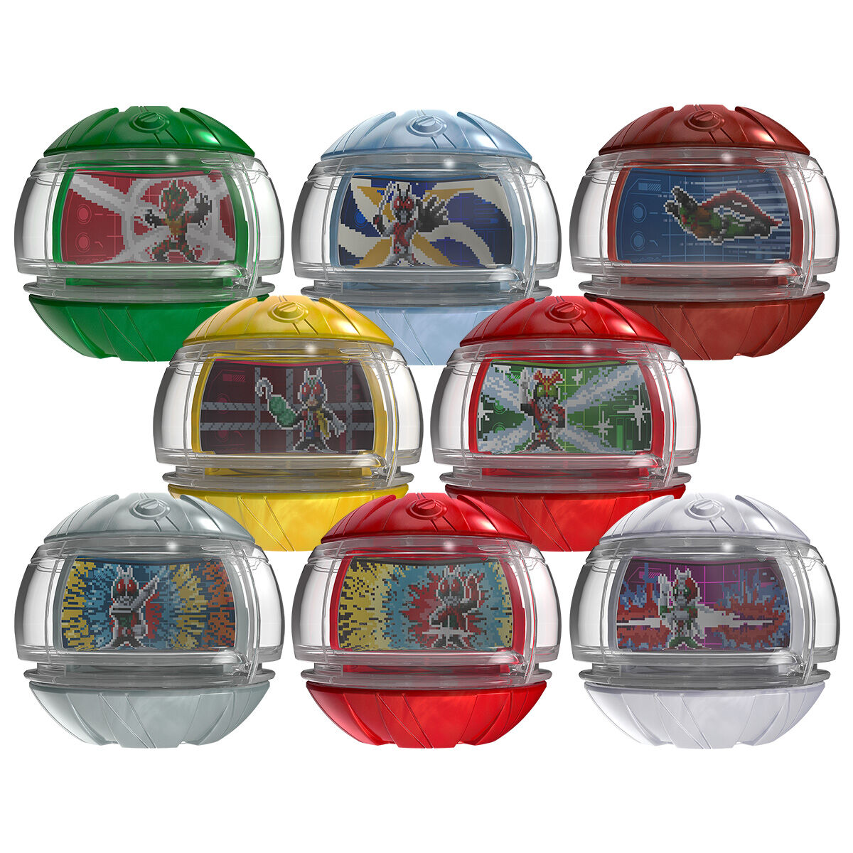 DXレジェンドライダーカプセムセットEX 昭和ライダーver.01 | 仮面