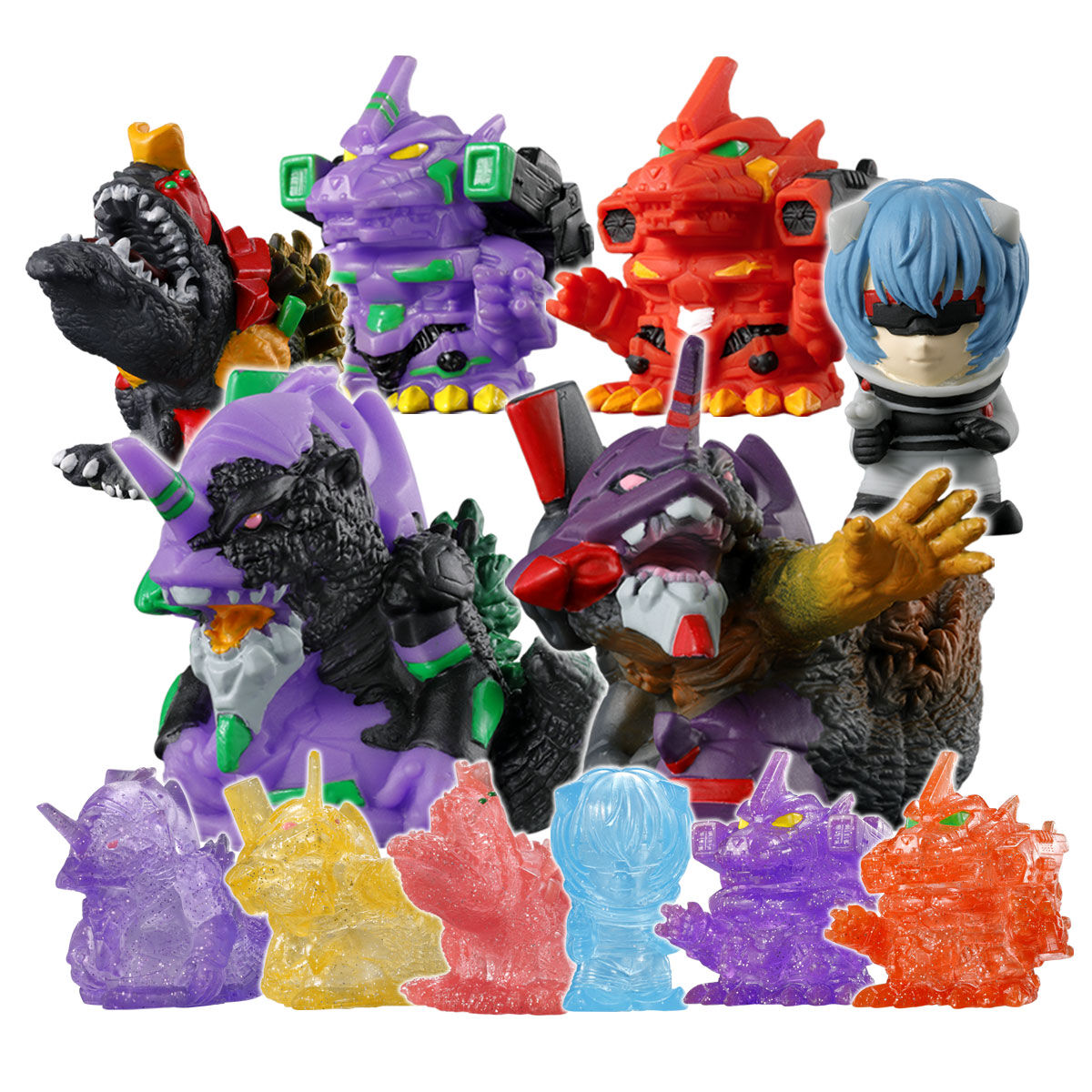 ゴジラ対エヴァンゲリオン ミニソフビクロニクル（BOX） | ゴジラ