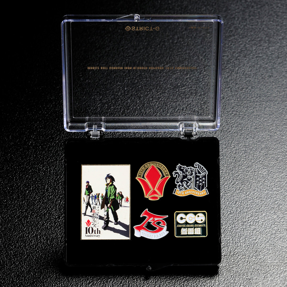 STRICT-G『機動戦士ガンダム 鉄血のオルフェンズ』10周年記念ピンズ