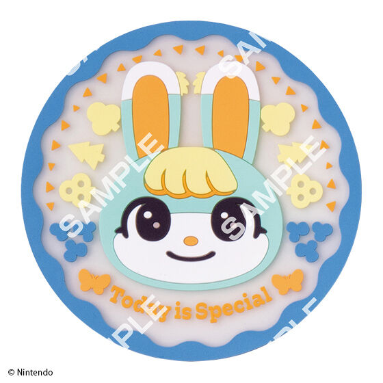 フラットガシャポン】どうぶつの森 クリアラバーコースター