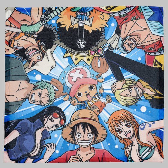 ワンピース マイクロファイバーミニタオル 麦わらの一味柄 | ONE PIECE