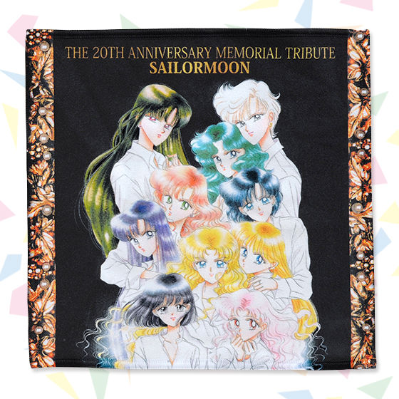 美少女戦士セーラームーン マイクロファイバーミニタオル（ペア柄・白