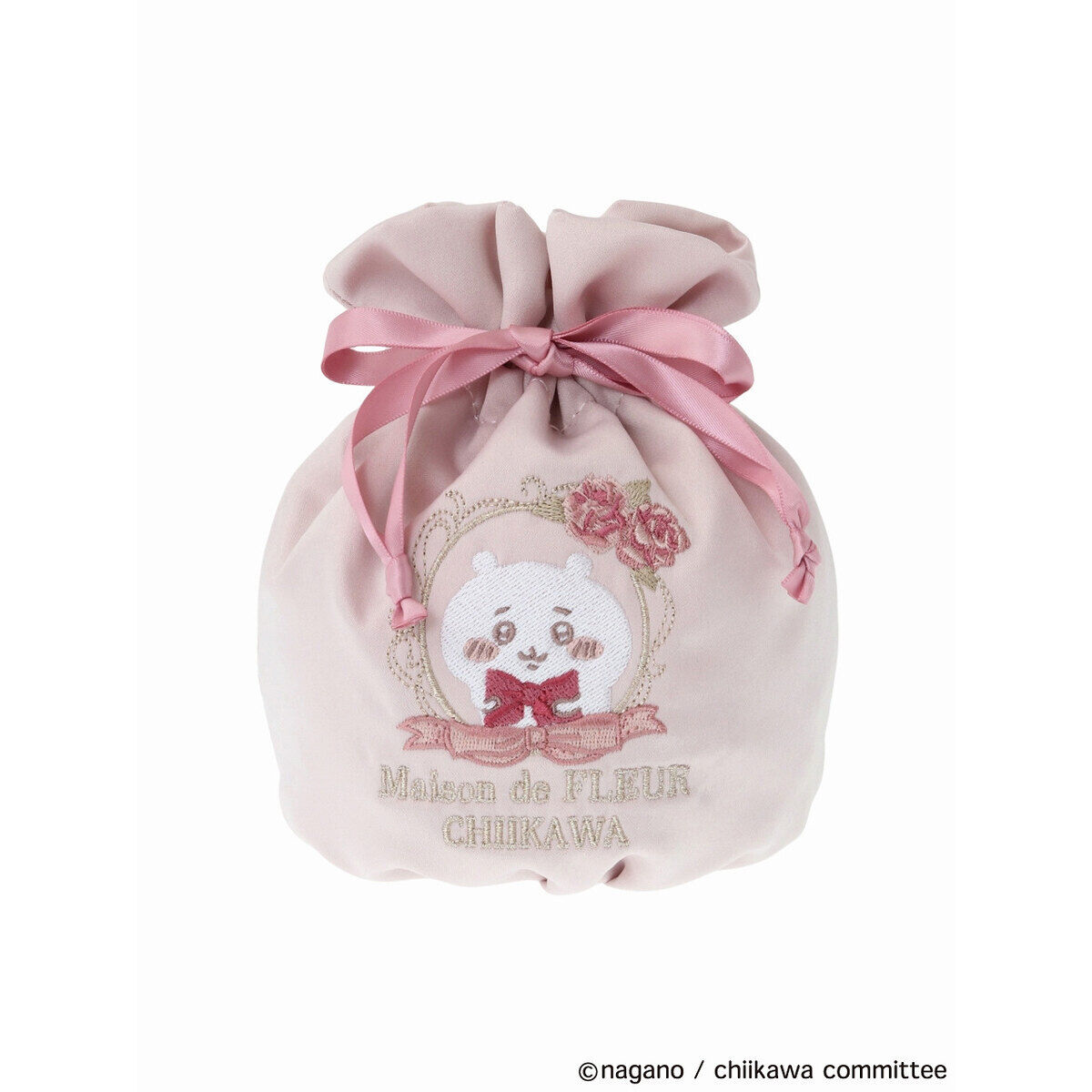 Maison de FLEUR×ちいかわ 刺繍巾着【10月お届け】 | ちいかわ