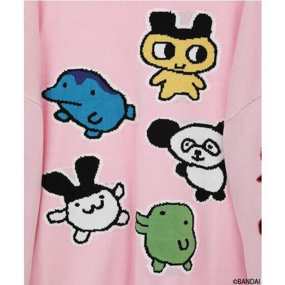 たまごっち×CANDY STRIPPER】たまごっちときゃんでぃ KNIT