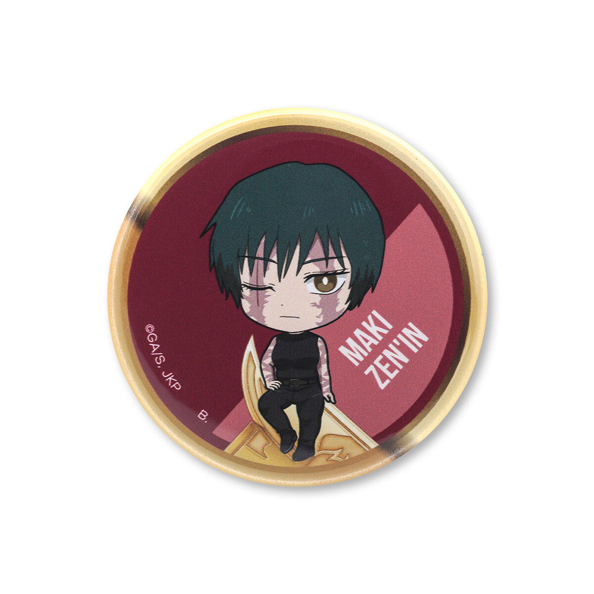 ハピクロ！】呪術廻戦 死滅回游 ちょこんとのっかり 缶バッジ（全7種