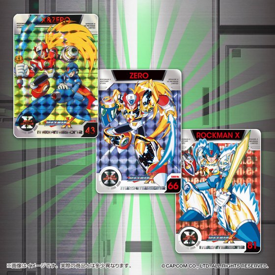 ロックマン誕生30周年を記念しカードダス『ロックマンX』シリーズが