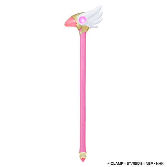 カードキャプターさくら」の「封印の杖」が音が鳴る光る玩具仕様で商品