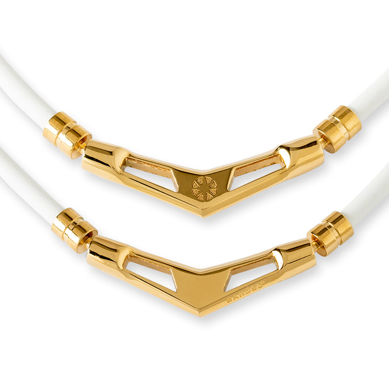 V1 ブイワン White×Gold 磁気ネックレス – BANDEL®︎｜公式オンライン