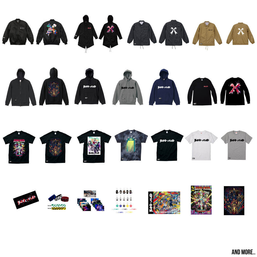 MERCH] BAND-MAID ONLINE SHOP更新のお知らせ | BAND-MAID Official