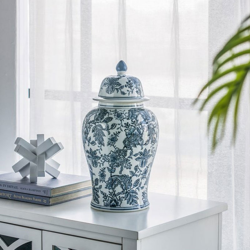 シノワズリ 壺 H45.5cm | ホームインテリア萬里