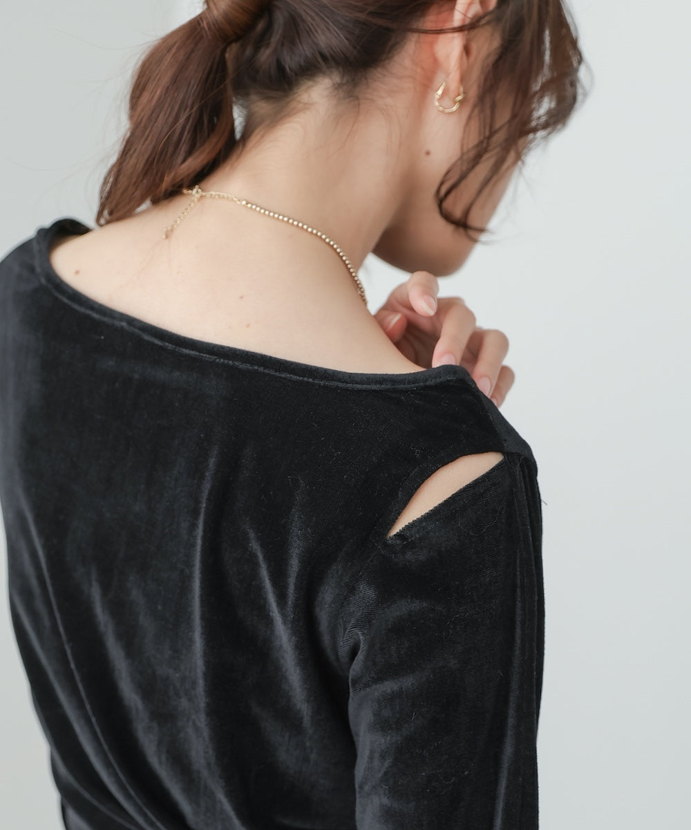 前後2WAYシアーベロアトップス – Bab