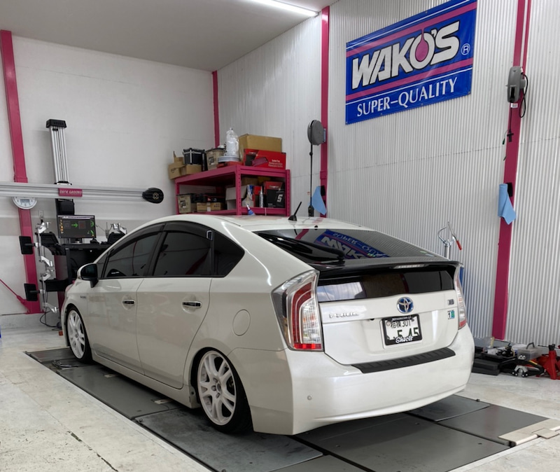 プリウス-アクスル交換・アライメント-20200921 | BACK GROUND