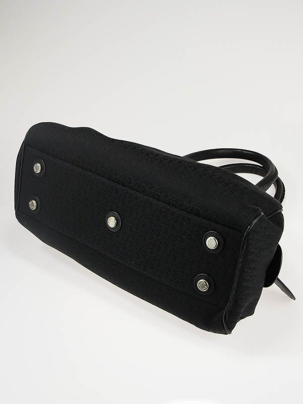 Christian Dior Black Diorissimo 'My Dior' Large Frame Pocket