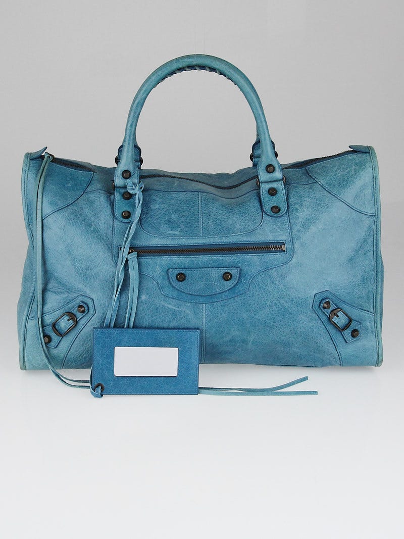 Balenciaga Cyclade Lambskin Leather Work Bag | Yoogi's Closet