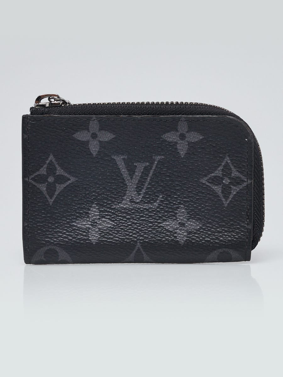 Louis Vuitton Monogram Eclipse Porte Monnaie Jour Zip Coin Purse