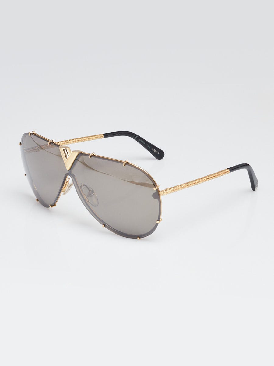 Louis Vuitton Back Metal LV Drive Sunglasses- Z0897W | Yoogi's Closet