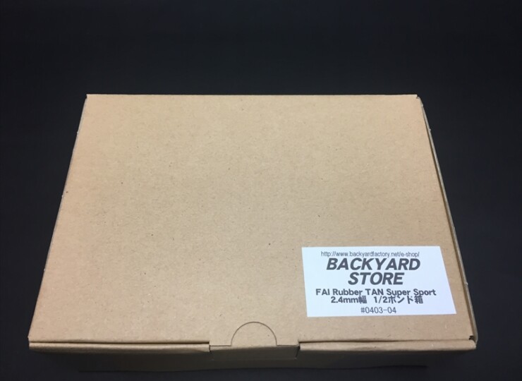 TAN SuperSport 2.4mm幅 x 1/2ポンド箱 | バックヤードストア ゴム動力