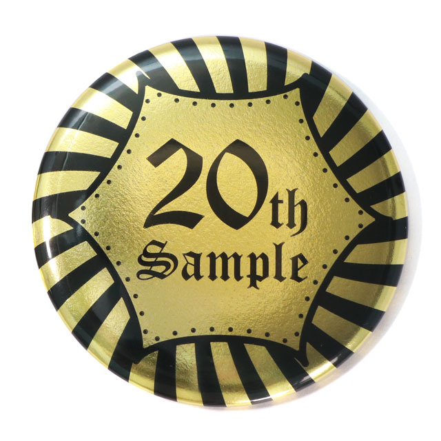 新商品】メタリック缶バッジゴールド新登場 | 缶バッジの達人