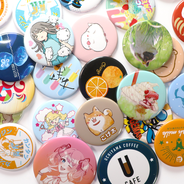 缶バッジ（円形クリア）10個から | 缶バッジの達人