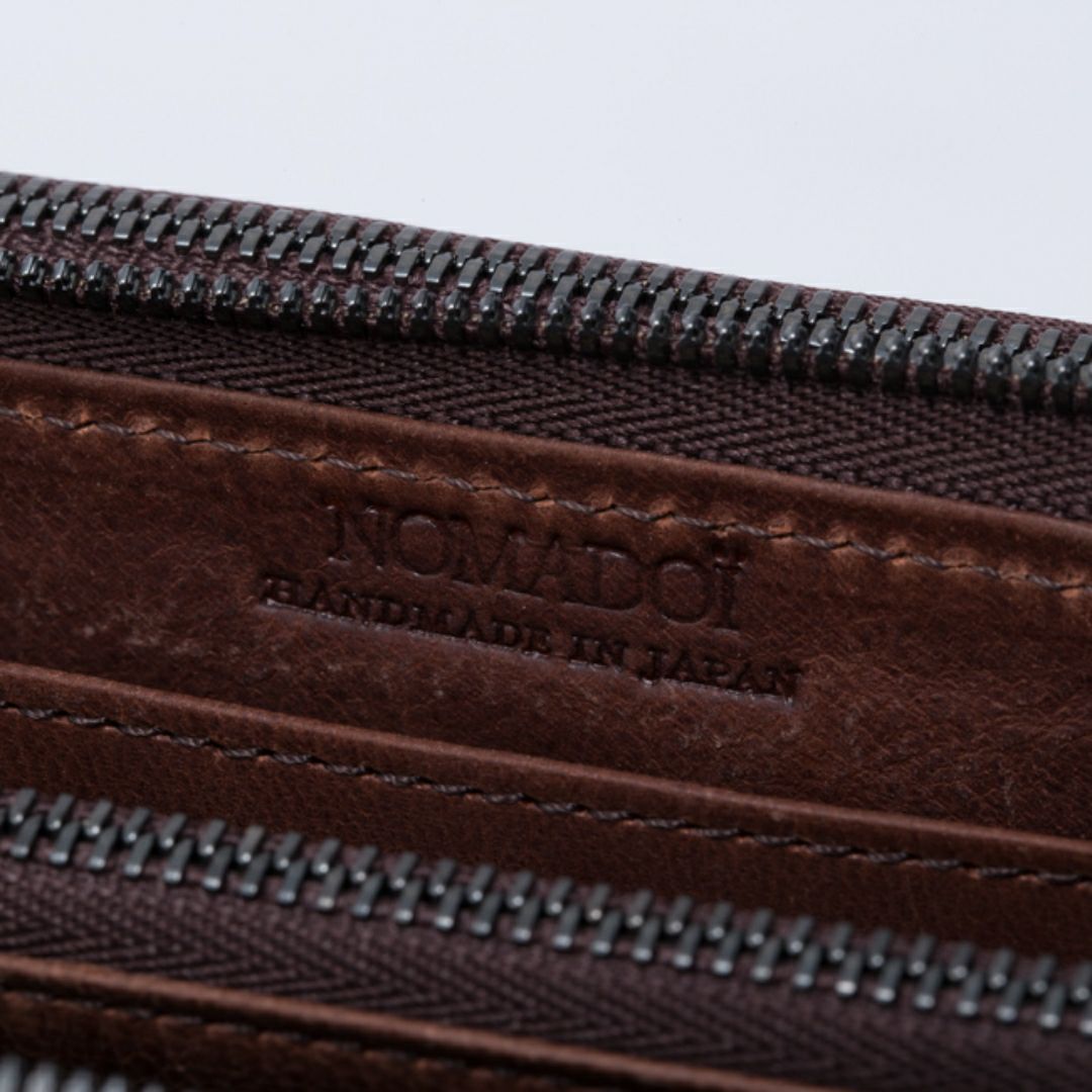 NOMADOI アラバマ ラウンドファスナー 長財布 ダブル 商品｜THE BAGMANIA