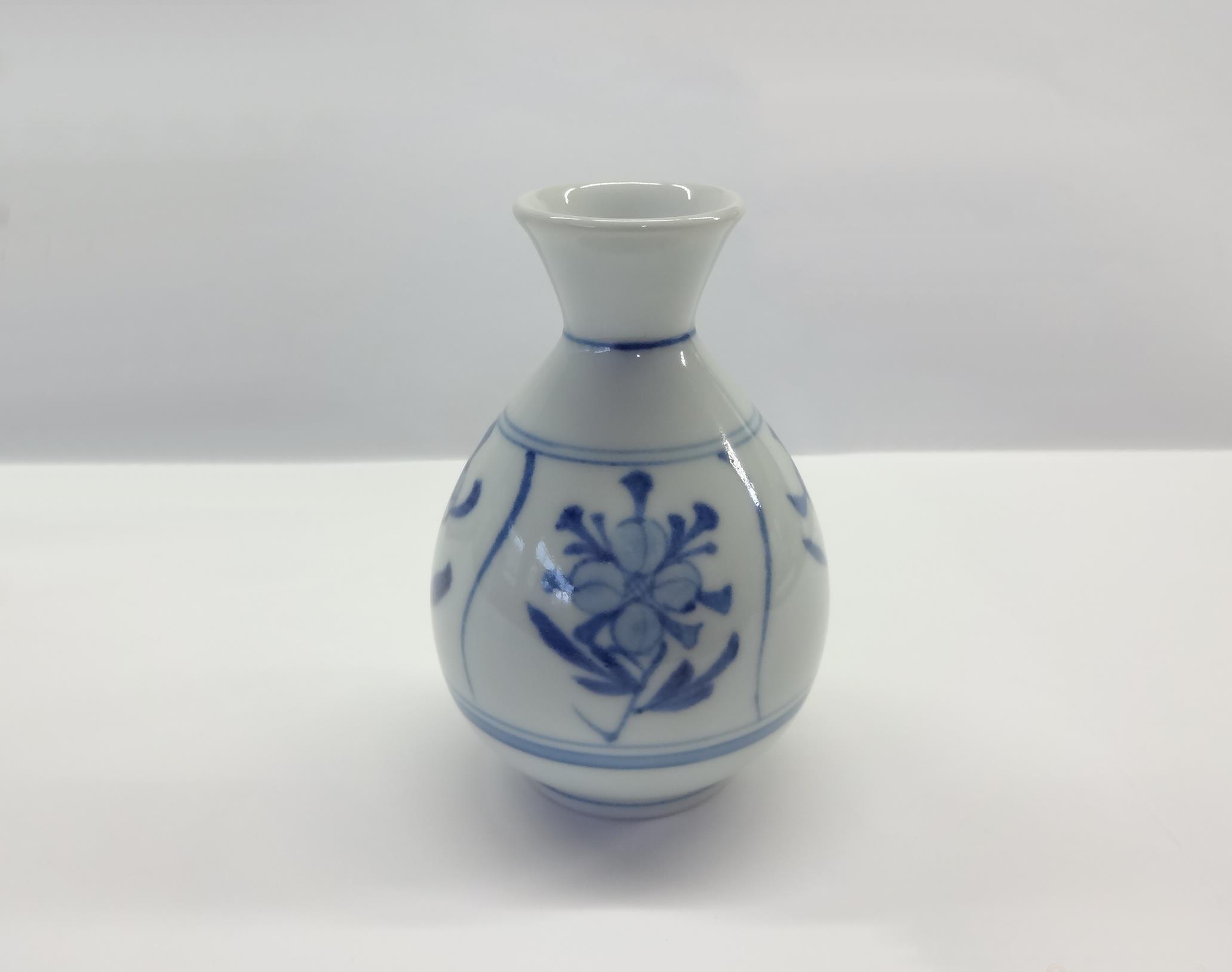 丸徳利 小 呉須花 | 砥部焼 梅山窯