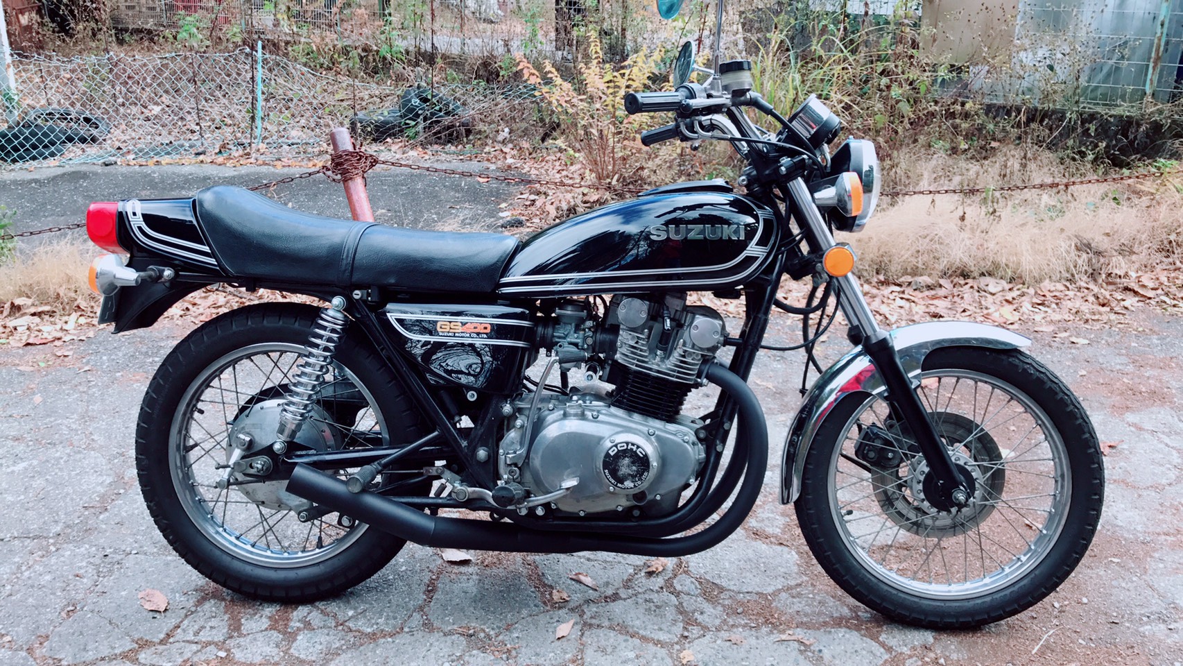 GS400カスタム！ジュアリーシート！ | GS400 旧車バイクのブログ@王鈴