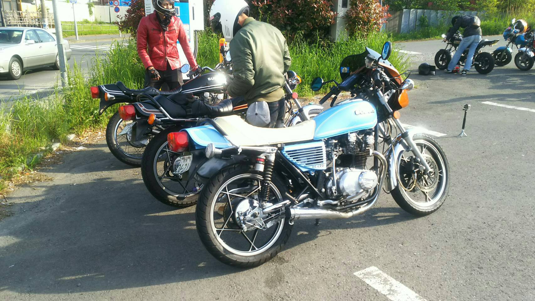 GS400カスタム！ジュアリーシート！ | GS400 旧車バイクのブログ@王鈴