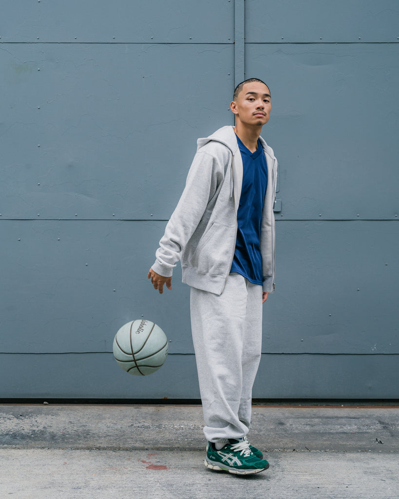 Small Logo Sweat Pants (heather gray) – ballaholicオンラインショップ