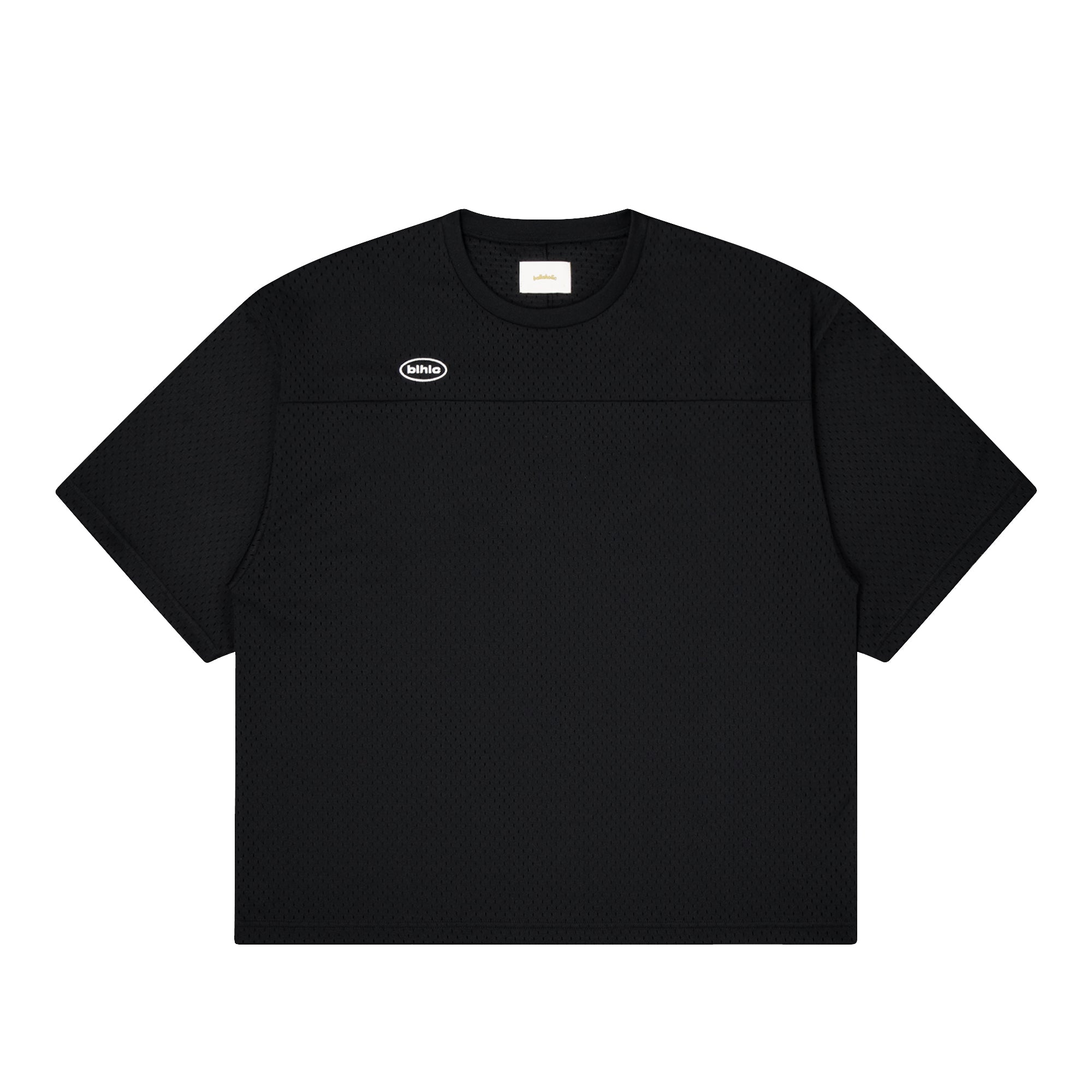 blhlc Oval Logo Mesh Tee (black) – ballaholicオンラインショップ