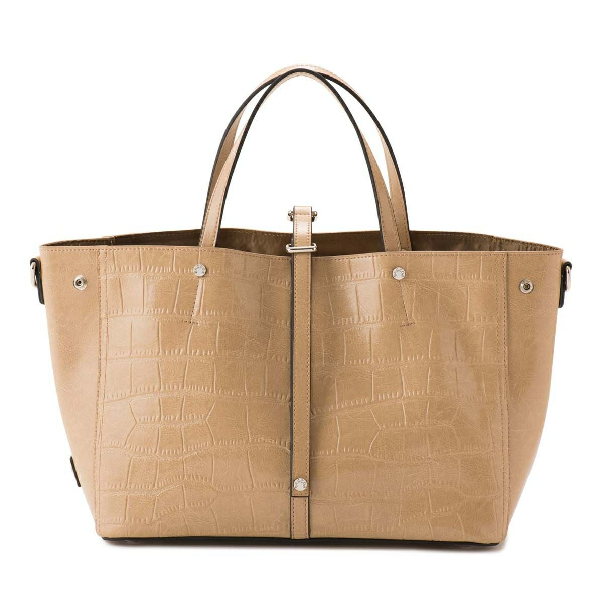 クロコダイル型押しシャイニングレザートート | バルコス公式
