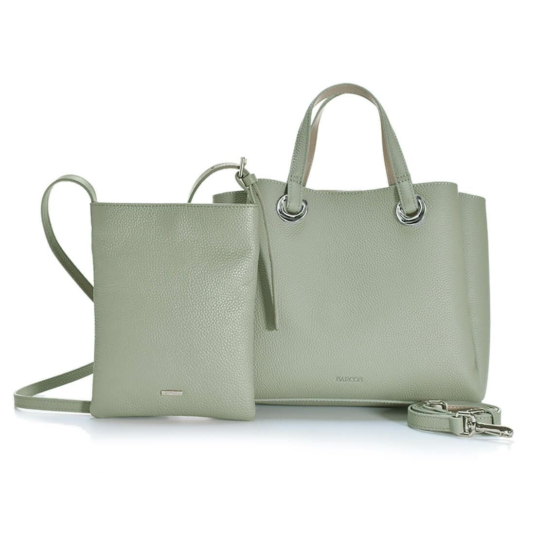 セット商品】シュリンクレザーハンドバッグ＆ポシェット＜クラシカル