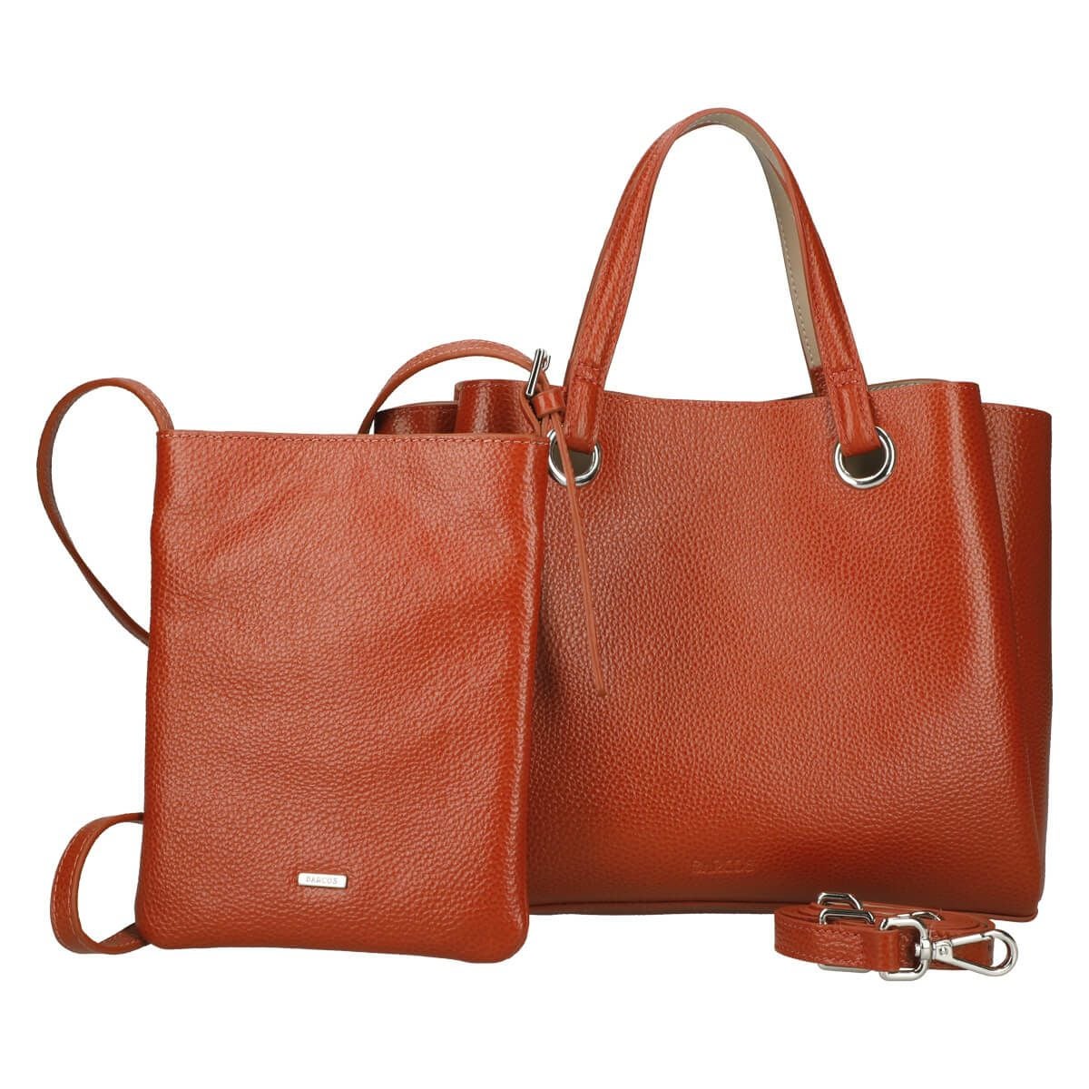 セット商品】シュリンクレザーハンドバッグ＆ポシェット＜クラシカル