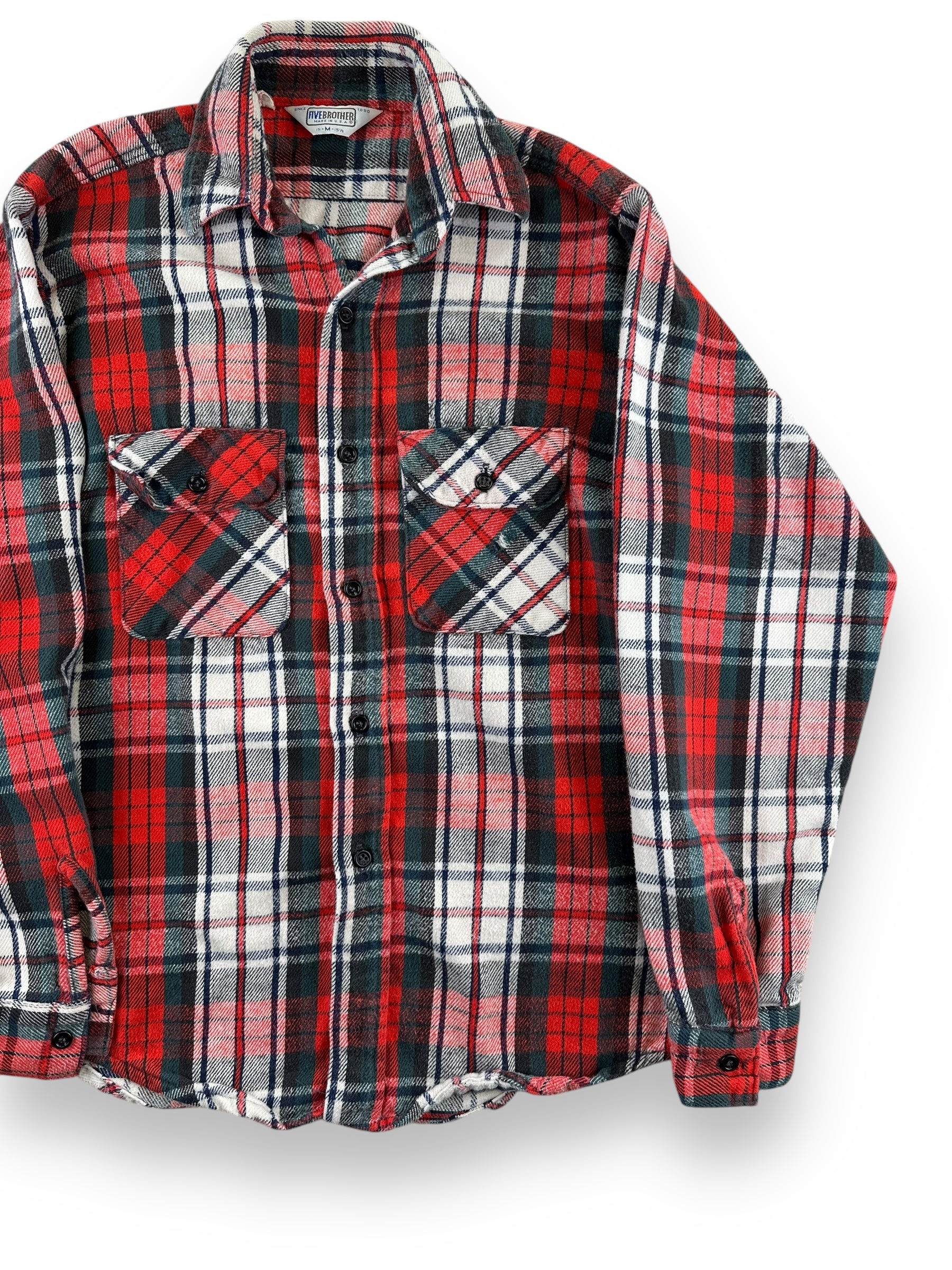 Vintage Five Brothers Cotton Flannel SZ M – The Barn Owl Vintage Goods