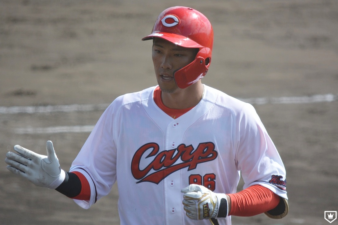 広島・中村奨成、決勝ソロ！「なんとか1本打ててよかった」 – BASEBALL