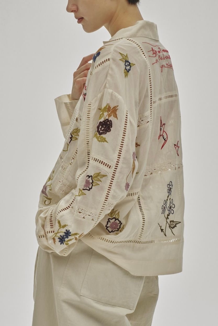 TODAYFUL Embroidery Patchwork Shirts エンブロイダリーパッチワーク