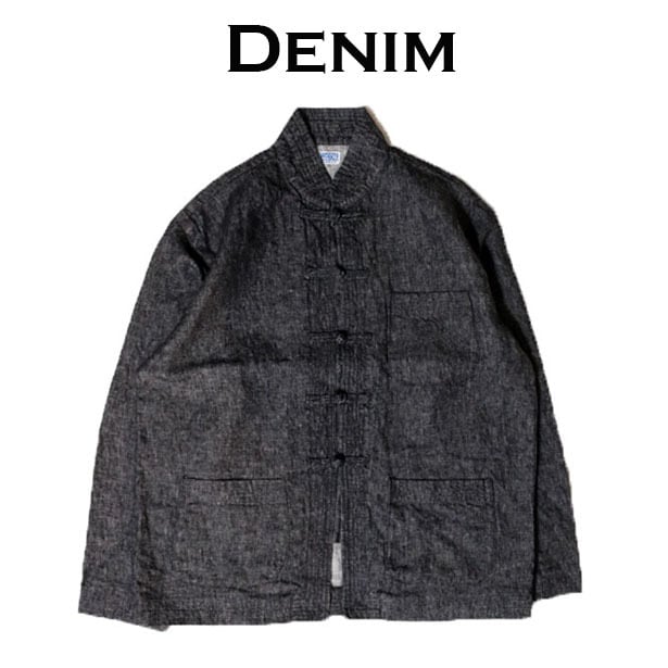 CWORKS Wall - Linen French China Jacket - by FINE CREEK シー