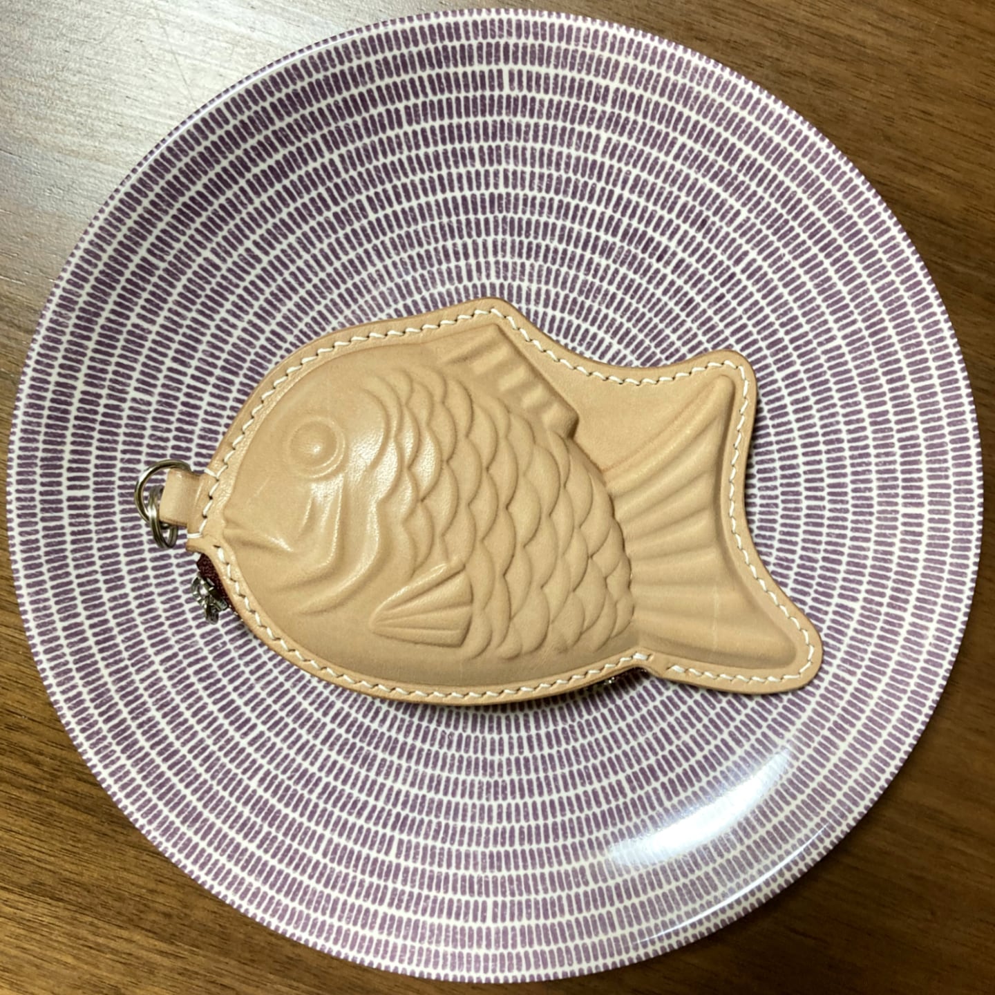 たい焼きポーチ あずき | 革のたい焼き屋さん