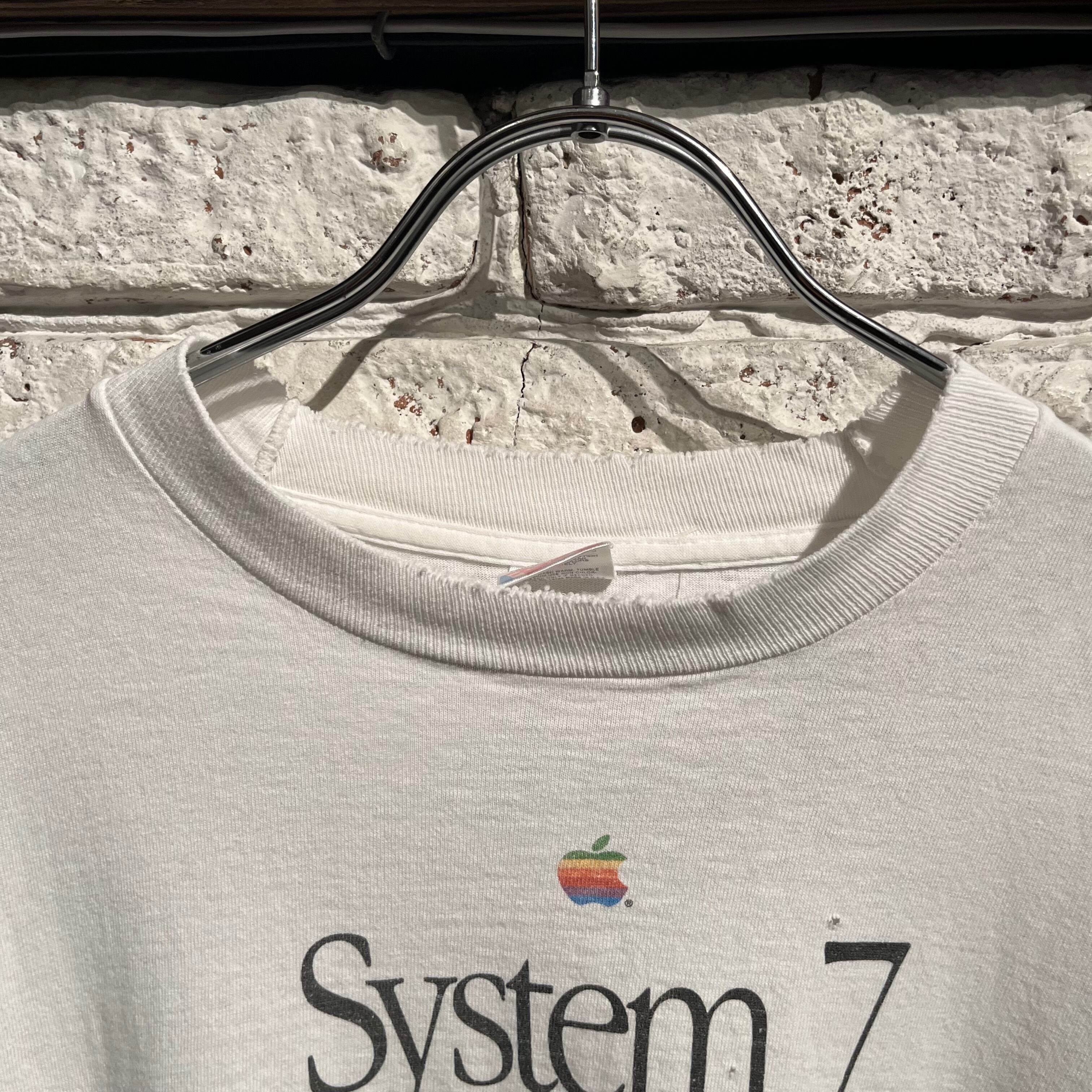 90s APPLE System 7 L/S Tee | BerBerJin / & BerBerJin