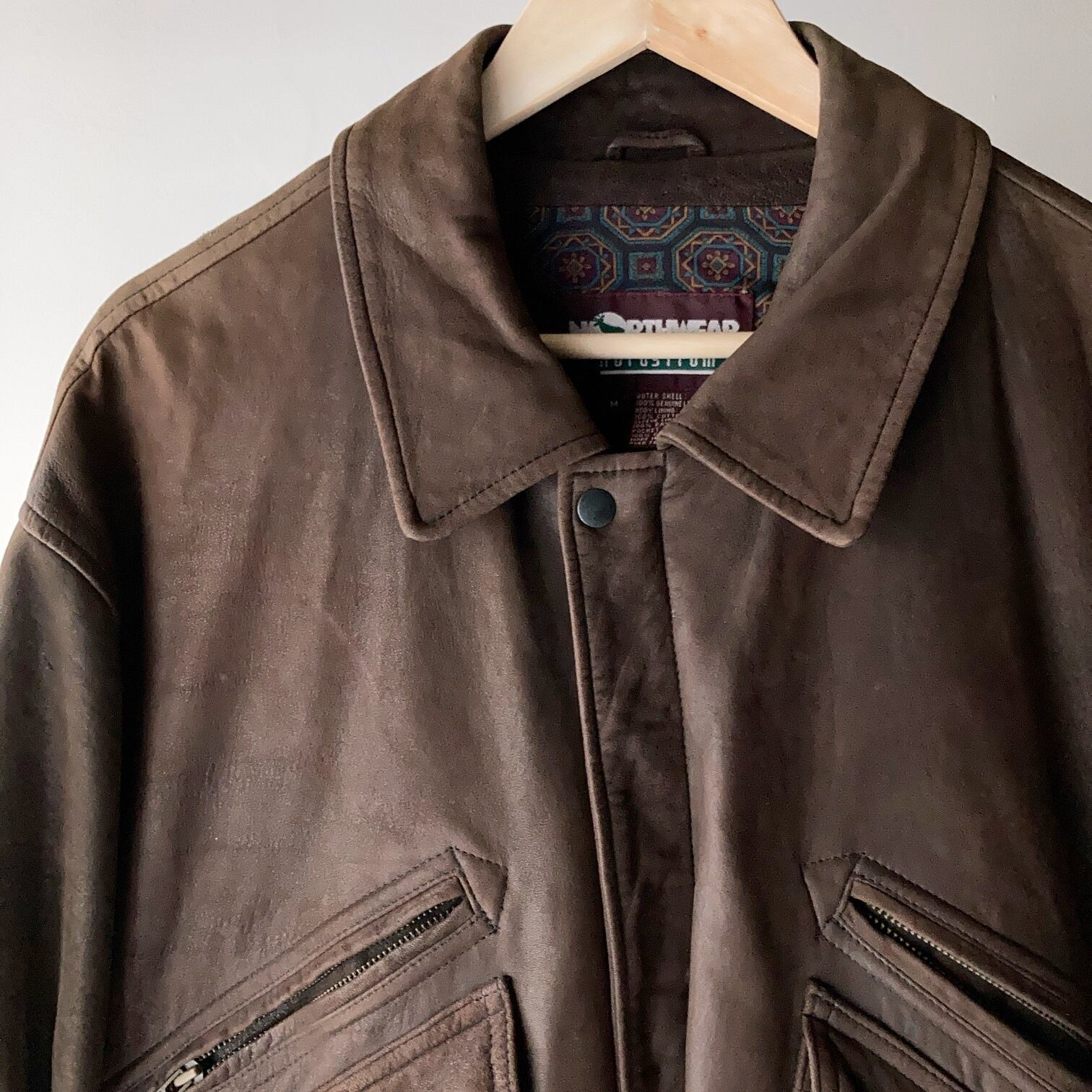 80's~ NORTHWEAR レザースウィングトップ SIZE M【0625A15】 | 【公式