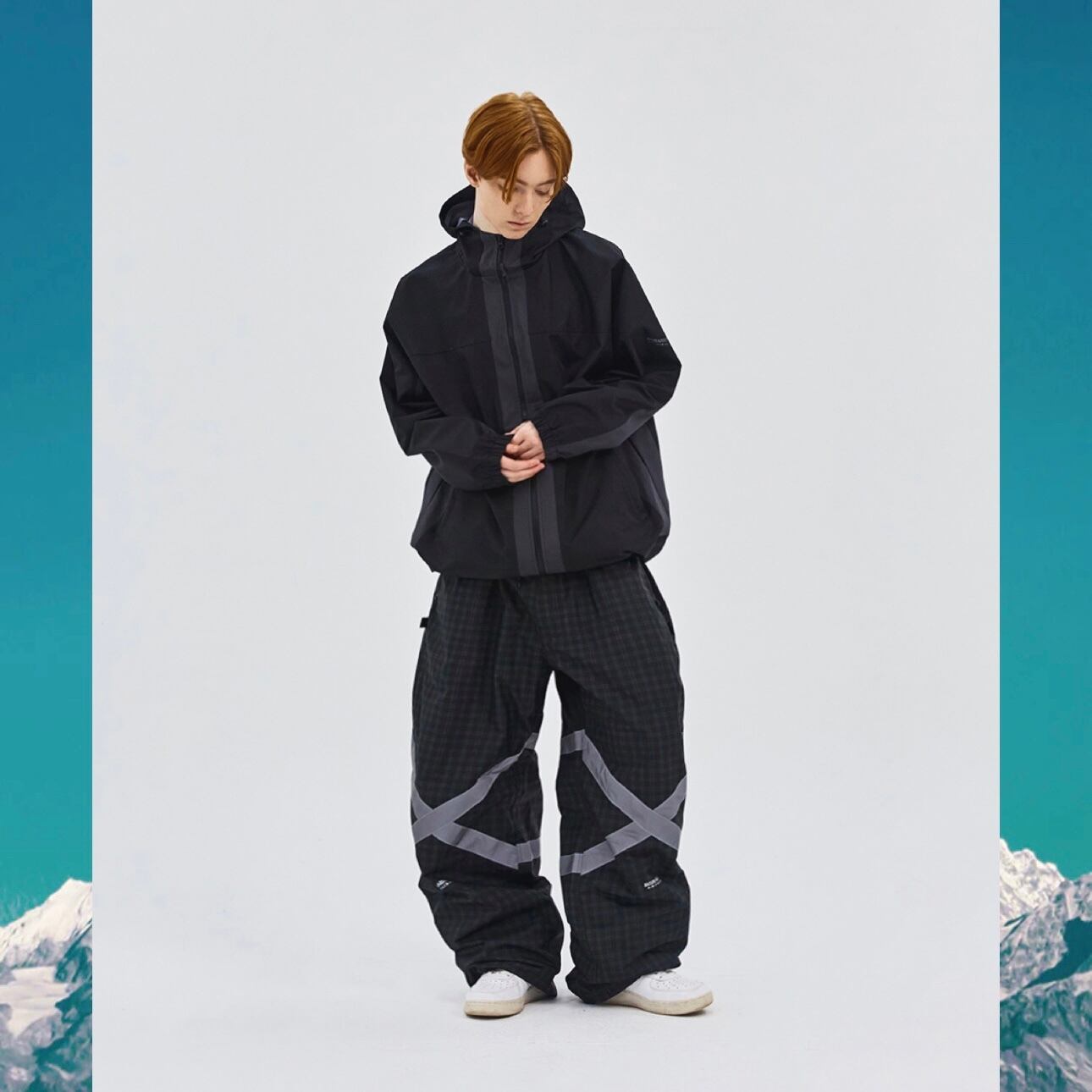 23-24 BSRABBIT ORIGINAL POT-X REFLECTIVE TRACK PANTS スノーボード