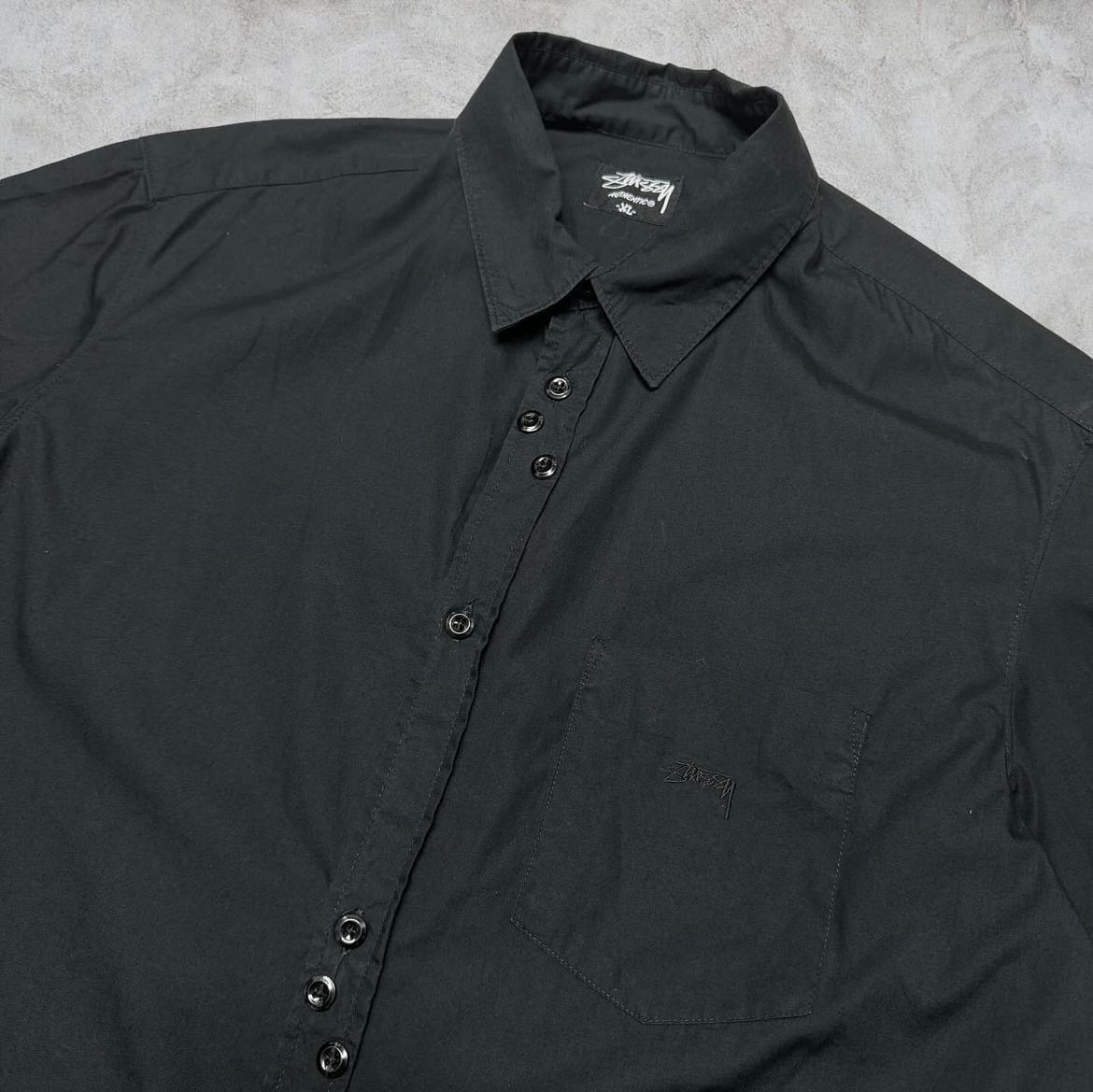 00's old stussy Design Shirt “ギャルソンシャツ”【高円寺本店】 | curb