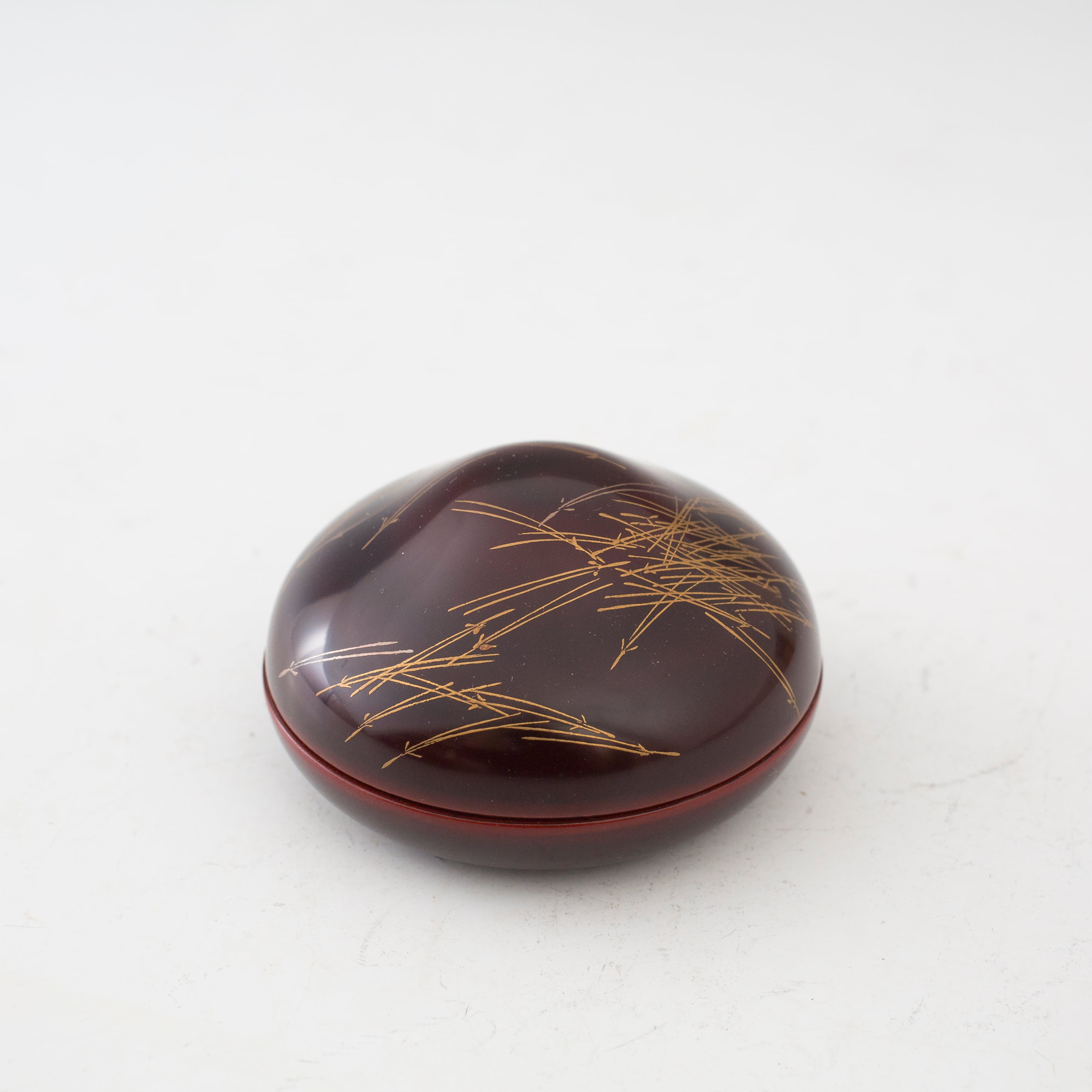 吹寄蒔絵 宝珠 香合 川瀬表完 京塗 表派 塗師 京都漆芸 茶道具 香道具