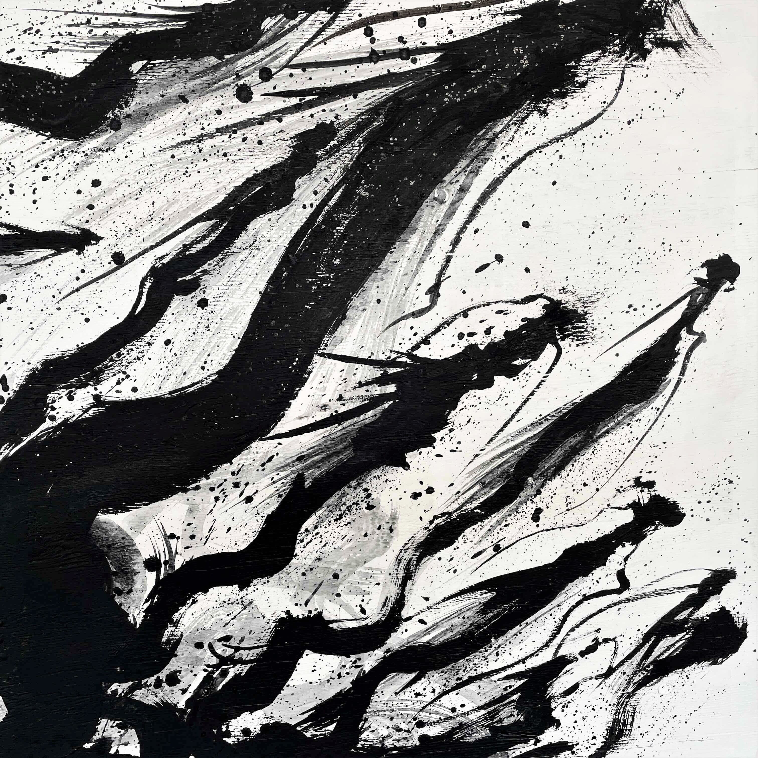 現代水墨画家☆絵師白道 [ Kowloons Fight](クーロンズファイト)（直筆