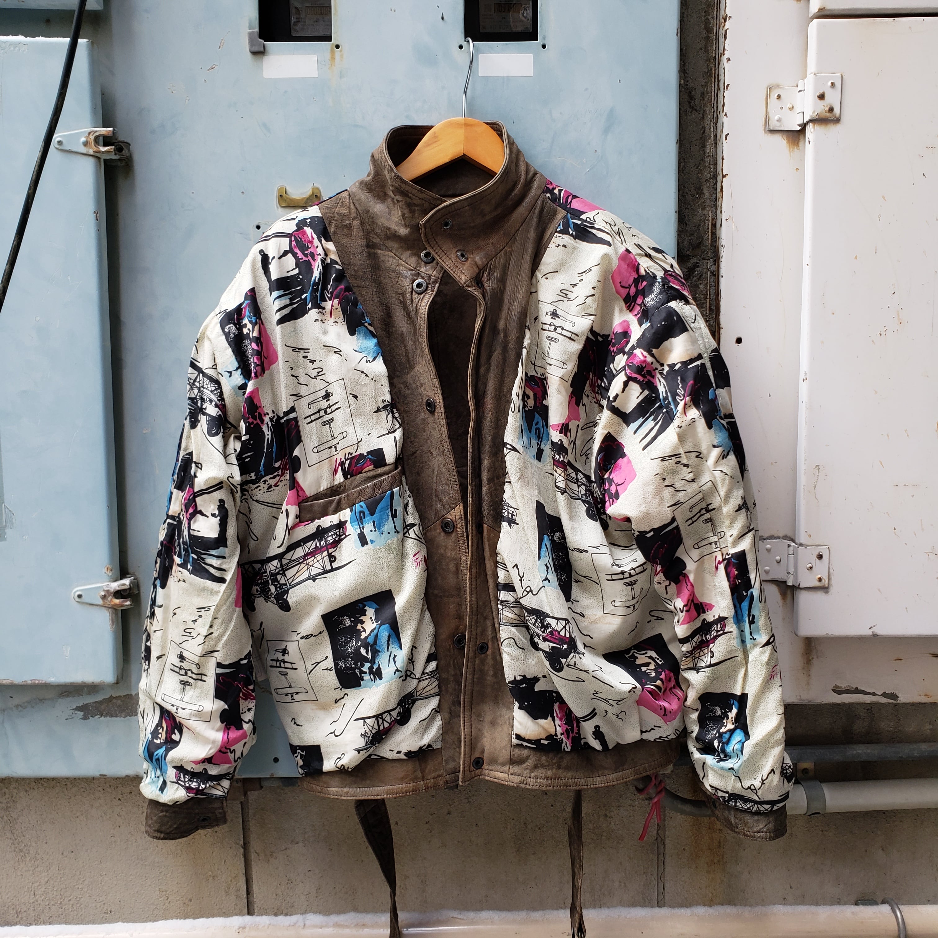 絶品変化球！ 80s～ Euro Vintage Leather Jacket ユーロ レザー