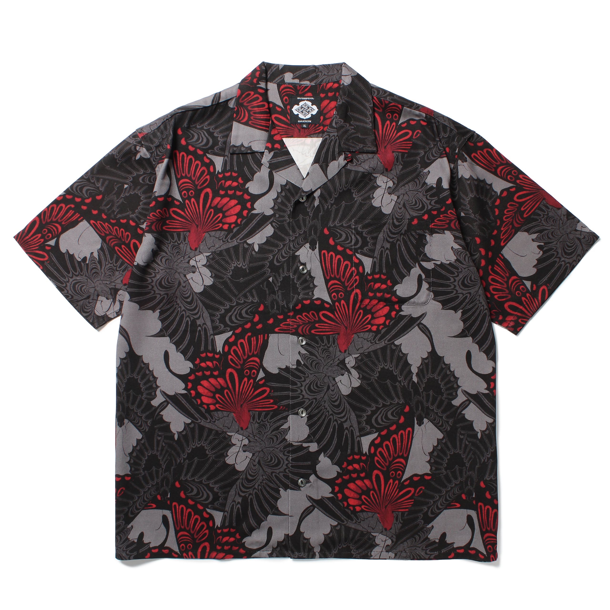 GAKKIN × BUDSPOOL 三艶蝶 HAWAIIAN SHIRT | APHRODITEGANG HOLDINGS