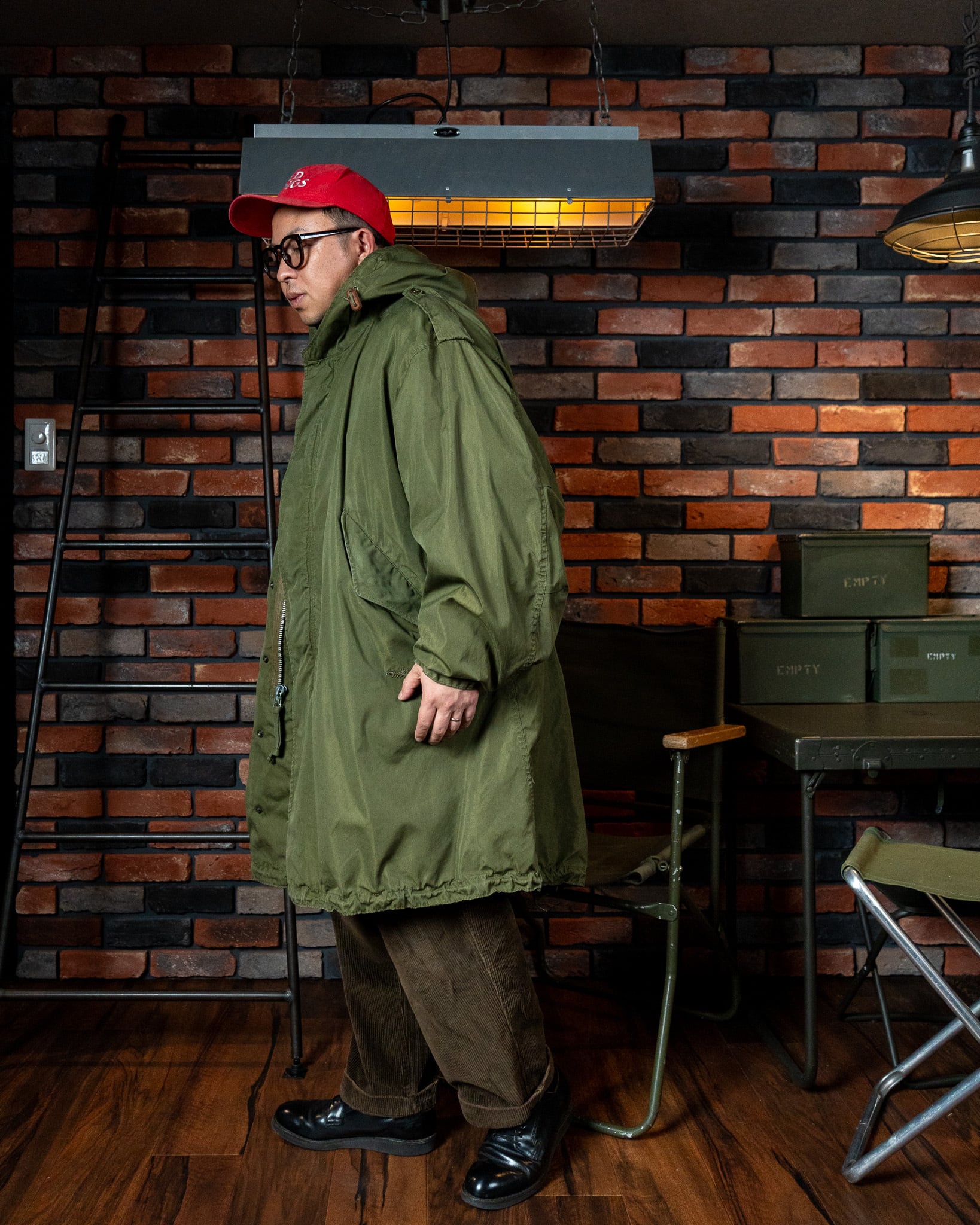 X-LARGE】Aluminum Zipper U.S.Army M-51 Field Parka Shell アメリカ